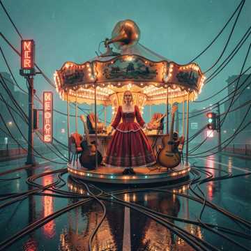 Красный сарафан и старый Фендер