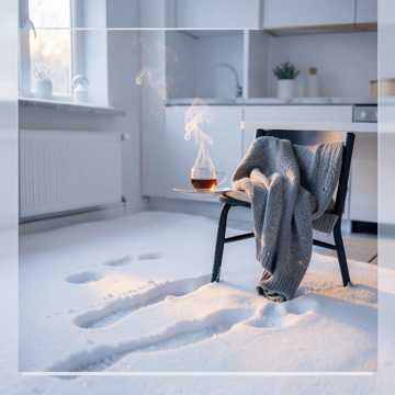 На белом покрывале января