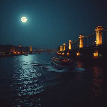 Ночной теплоход