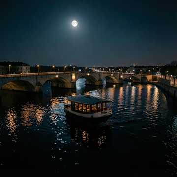 Ночной теплоход