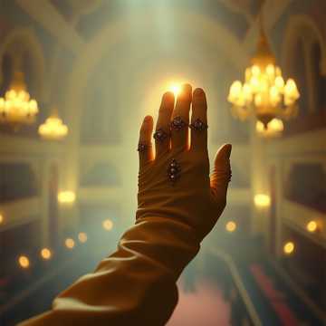 Пылинка на руке