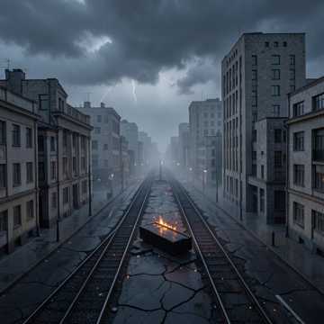 В городе гроб