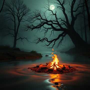 Тени над рекой