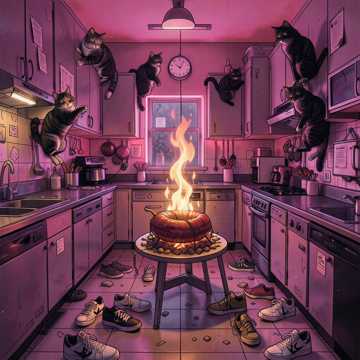 Сардельки, панк и кот