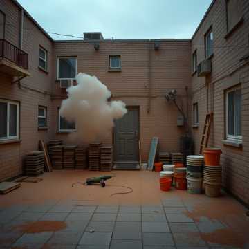 Сосед с перфоратором