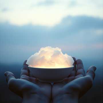 облако в ладонях