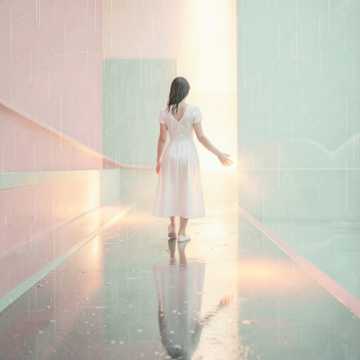 Белое платье