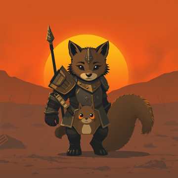 Акулёнок и Белочка