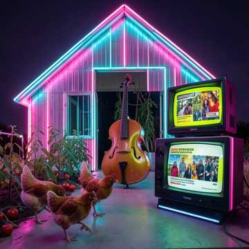 Куры и балалайка