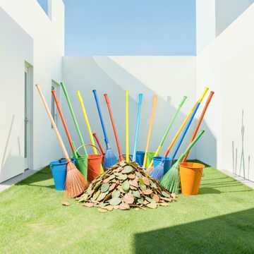 Субботник в нашем дворе