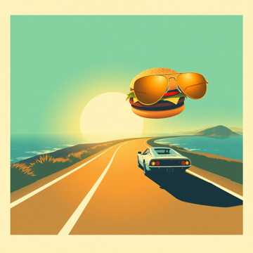 Батя любит бургер