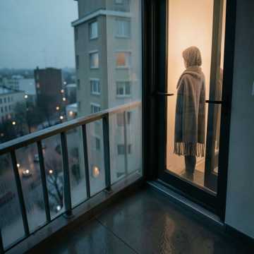 Окно в сумерках