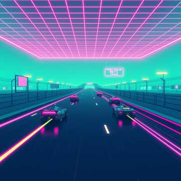 Прыжок по неону