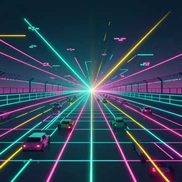 Прыжок по неону