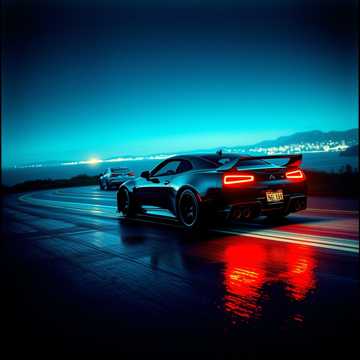 Лансер над бухтой