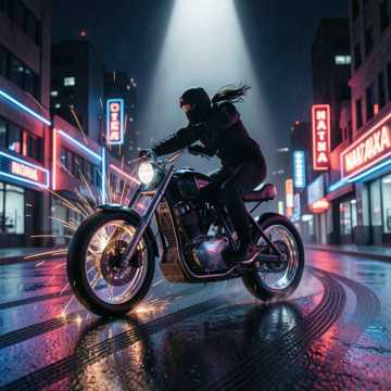 Натаха на педалях