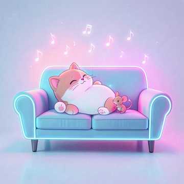 Котик лентяй