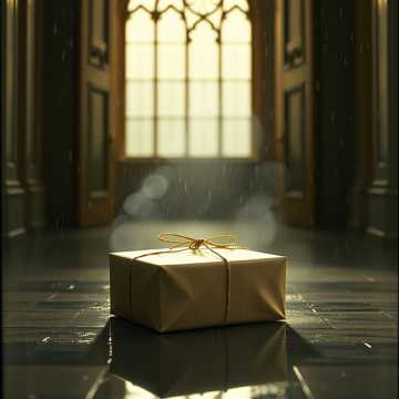 Непомятая коробка