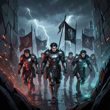 Богатырята В Ряду