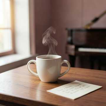 Кружка на столе