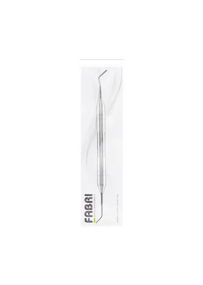 Fabri 1304-1,0F Black - удлиненная узкая гладилка с штопфером-шариком Ø1.0mm, эргономичная ручка Ø10mm, покрытие Black
