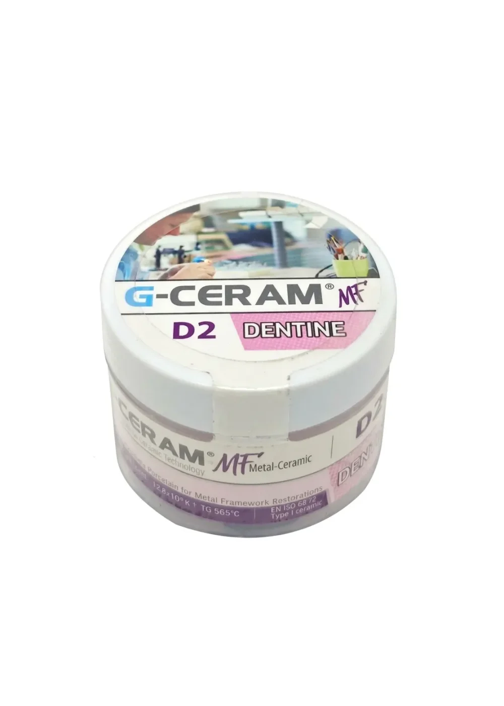Керамическая масса дентинная, G-CERAM, MF дентин Dentine D2, 20г