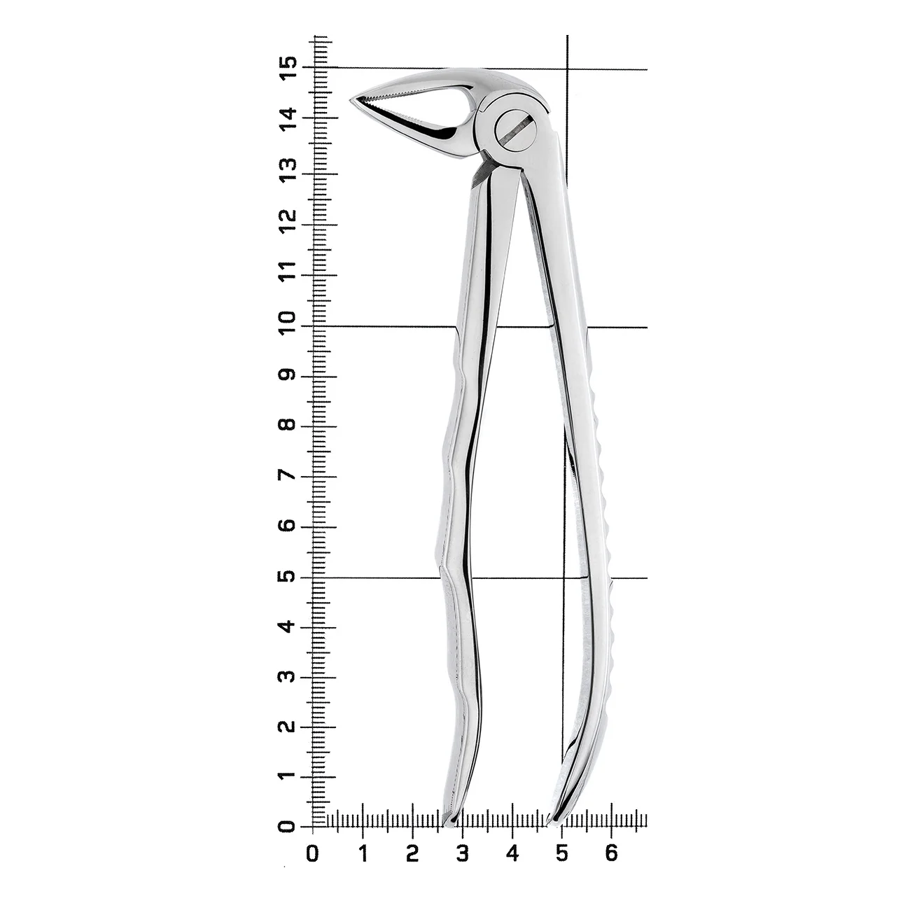 Щипцы №33M для удаления зубов нижние корневые, анатомическая ручка