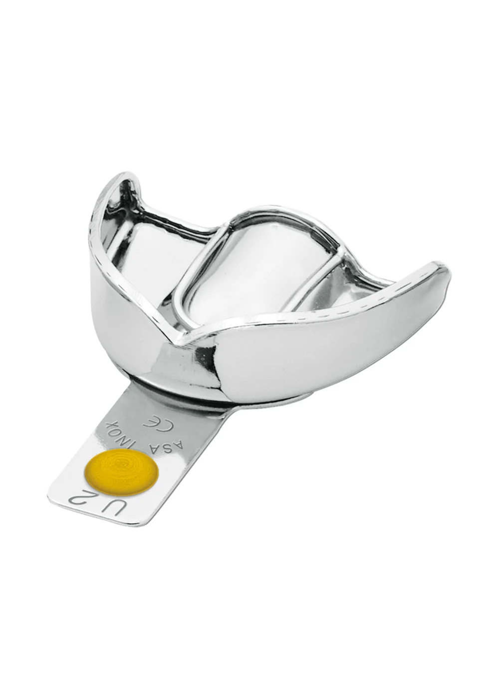 Asa Dental 2807-U2 - ложка слепочная верхняя малая (XS) без перфорации с бортиками