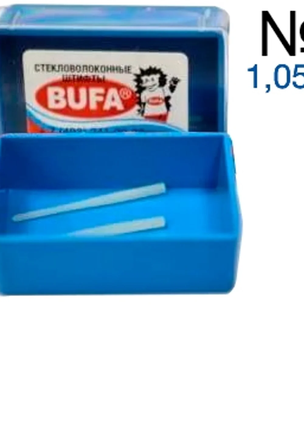 Штифты стекловолоконные BUFA №1 (1,05 мм) (6 шт)