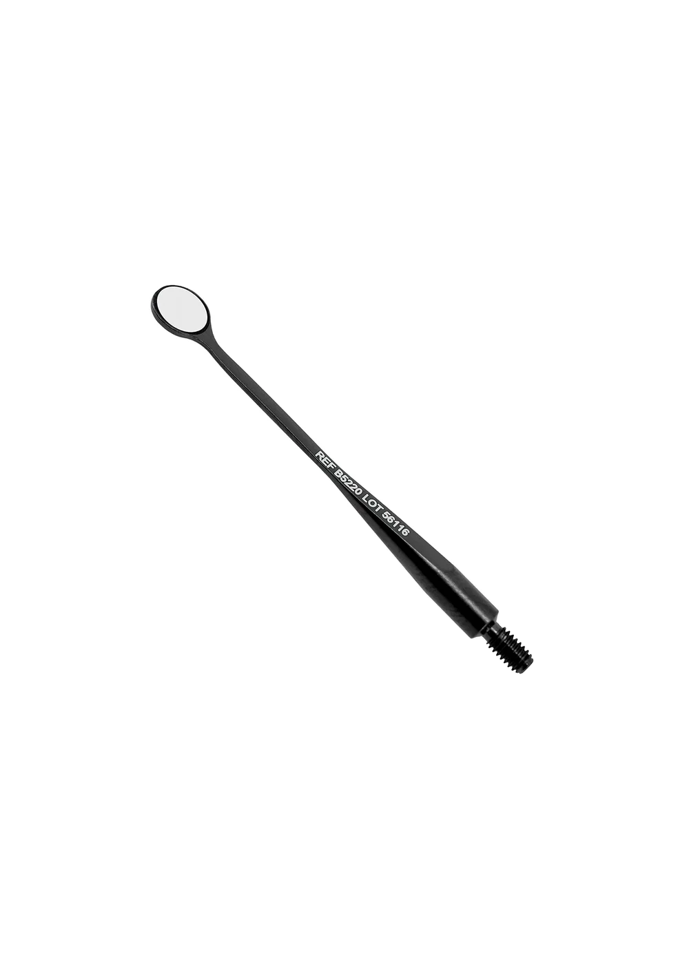 Зеркало стоматологическое Hahnenkratt BLACK MICROflex, плоское круглое, 5 мм