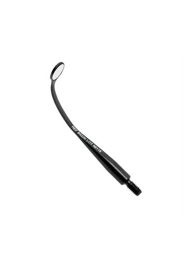 Hahnenkratt BLACK MICROflex rhodium - родиевое микрозеркало без ручки, плоское, круглое, 5 мм