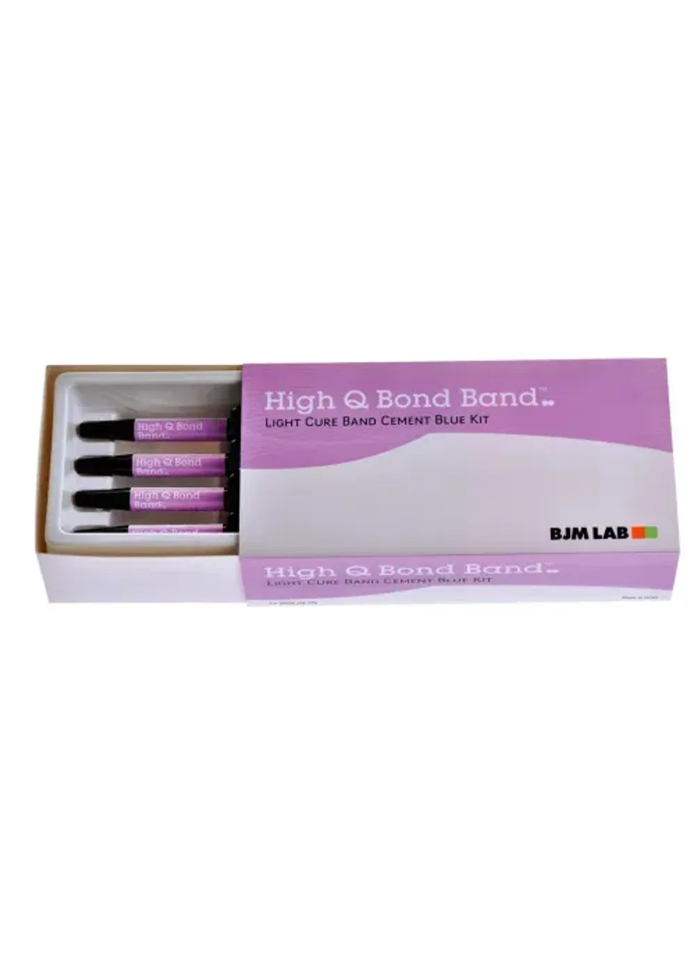 Цемент, BJM LAB, Хай-Q-Бонд Light Cure Band Cement Kit, 4шпрх4г