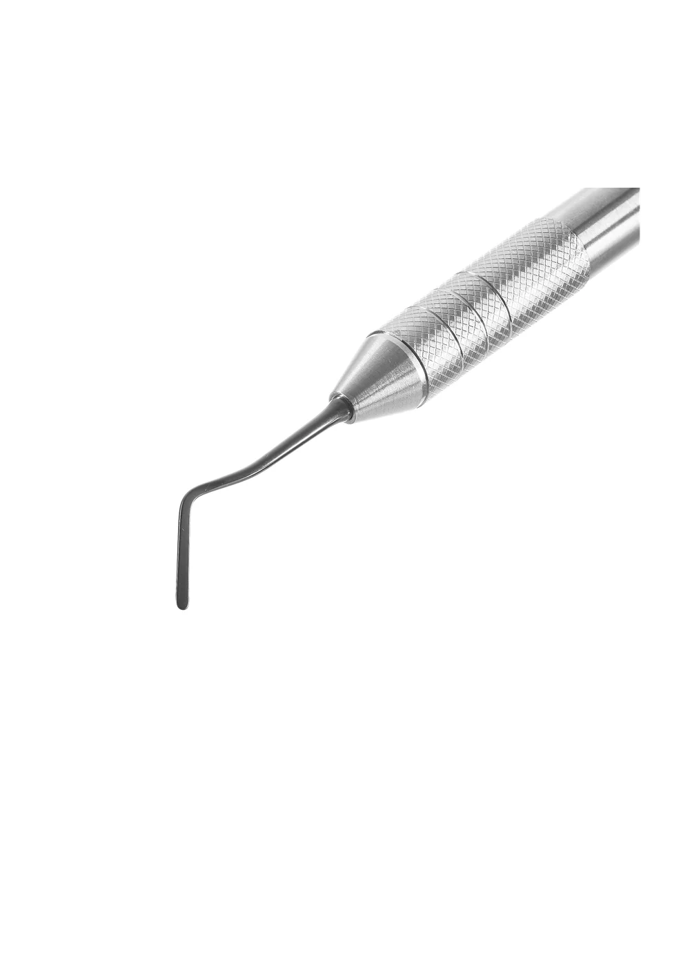 Fabri 1304-1,0F Black - удлиненная узкая гладилка с штопфером-шариком Ø1.0mm, эргономичная ручка Ø10mm, покрытие Black
