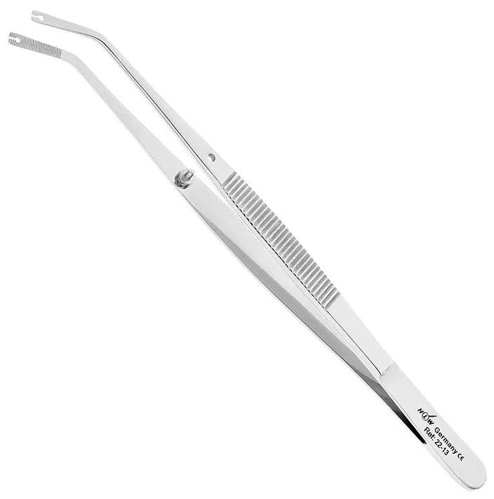 Пинцет шовный угловой 15 см 22-13* HLW