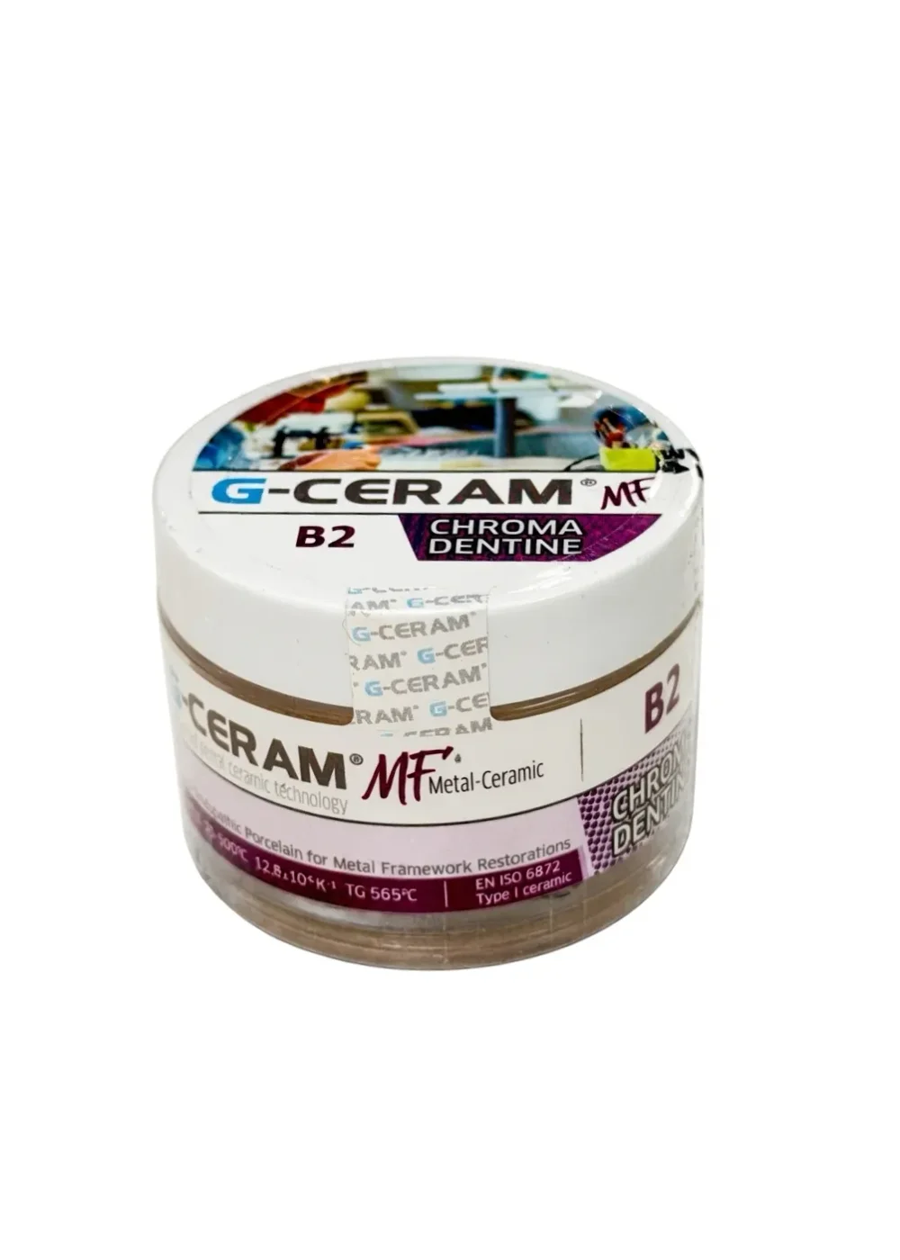 Керамическая масса хром-дентин, G-CERAM, MF хром дентин Chroma Dentine B2, 20г