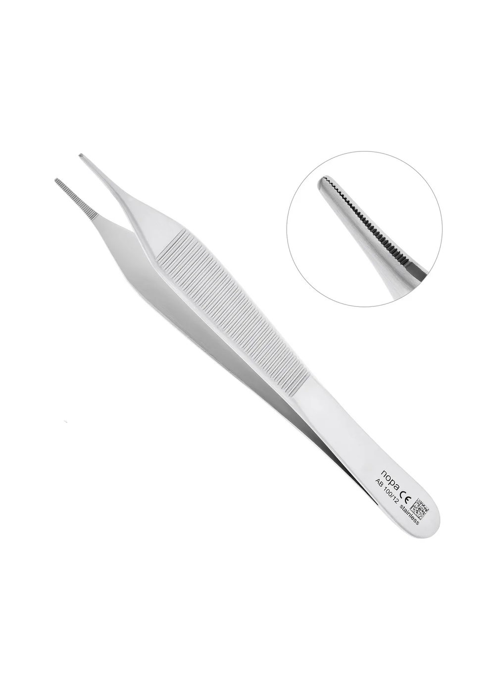 Nopa Instruments AB 100/12 - пинцет ADSON анатомический, 12 см