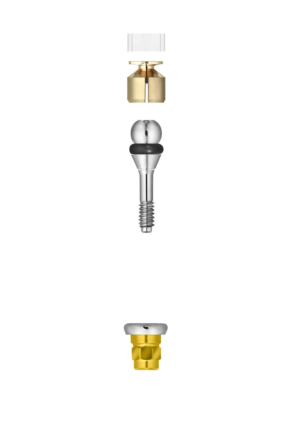 Шаровидный аттачмент FRIADENT Ball and Socket Attachment, размер D3.8/GH1, арт: 45-3141