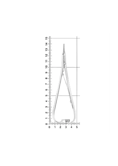 Nopa Instruments AE 210/14 - иглодержатель MATHIEU деликатный, 14 см