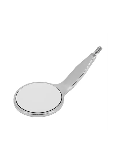 Hahnenkratt MEGA FS Rhodium - родиевое зеркало без ручки, №4, диаметр 22 мм, 12 шт