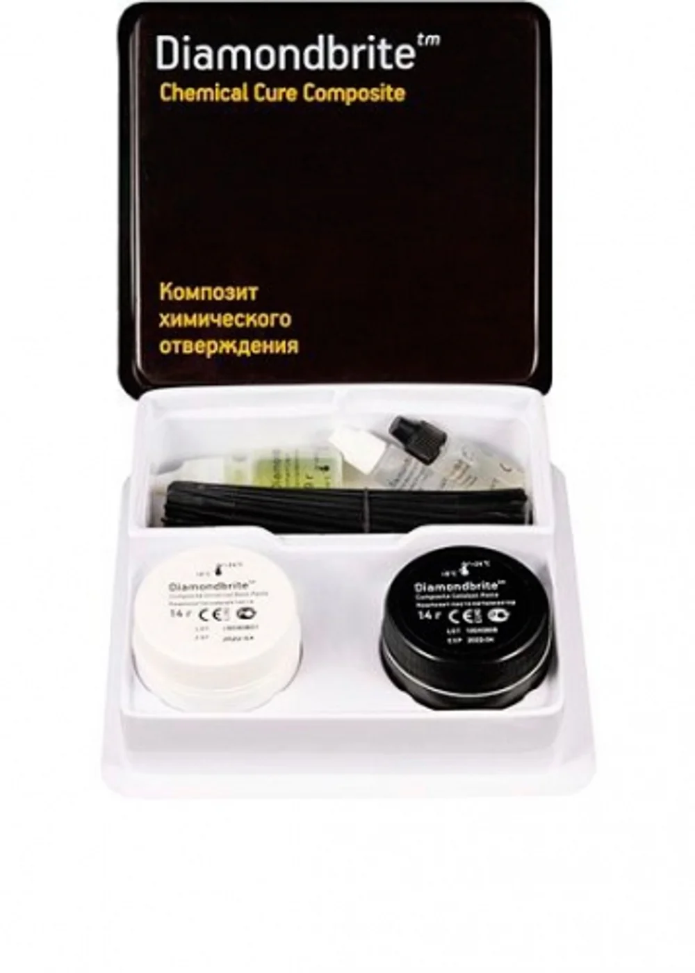 DIAMONDBRITE Chemical Cure Composite (14г+14г)-химический гибридный композит, США