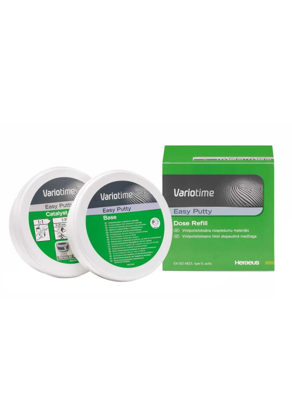 Слепочная масса, Heraeus Kulzer, Variotime Easy Putty, 2х300мл