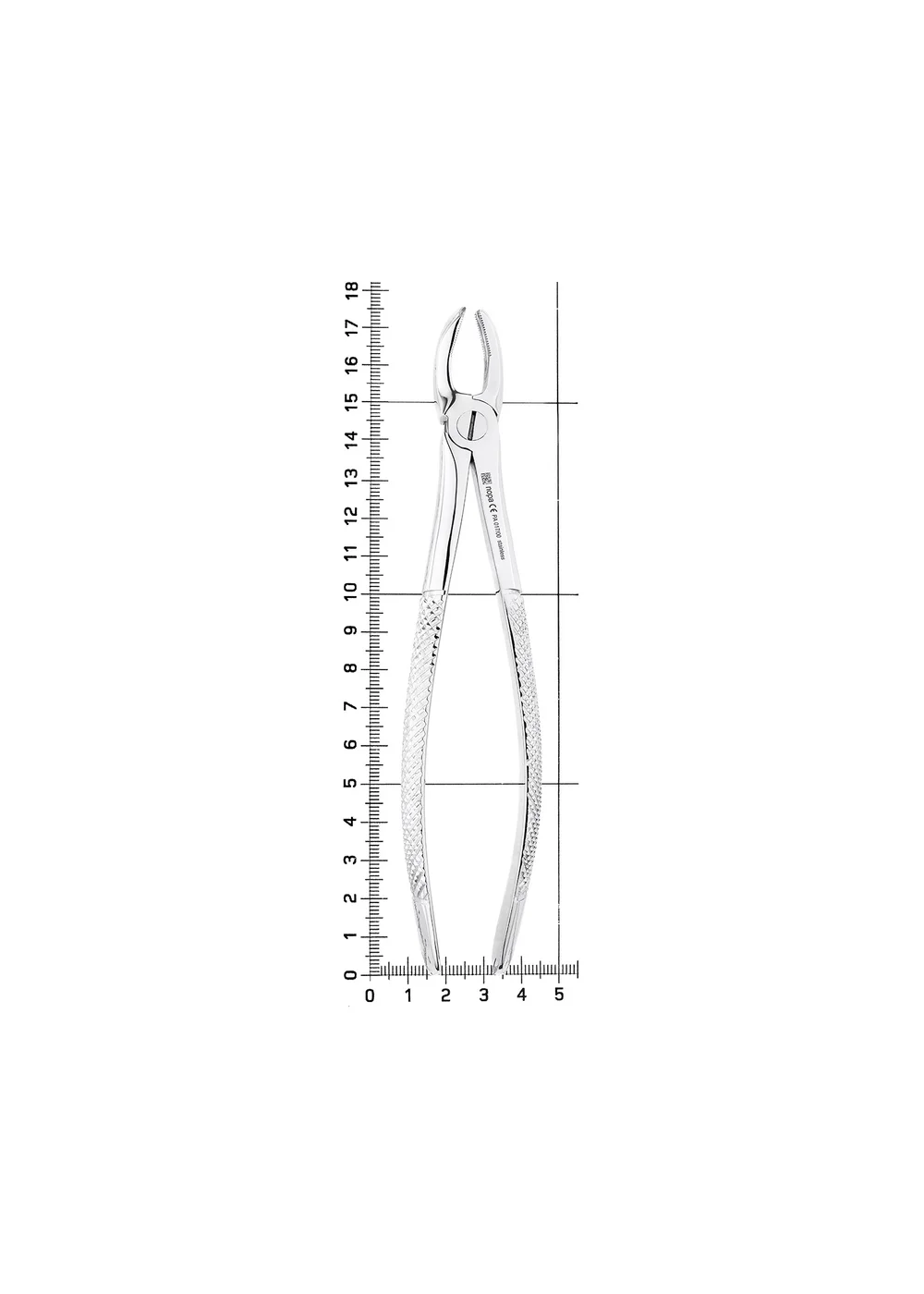 Nopa Instruments PA 017/00 - щипцы извлекающие для моляров верхней челюсти правые №17