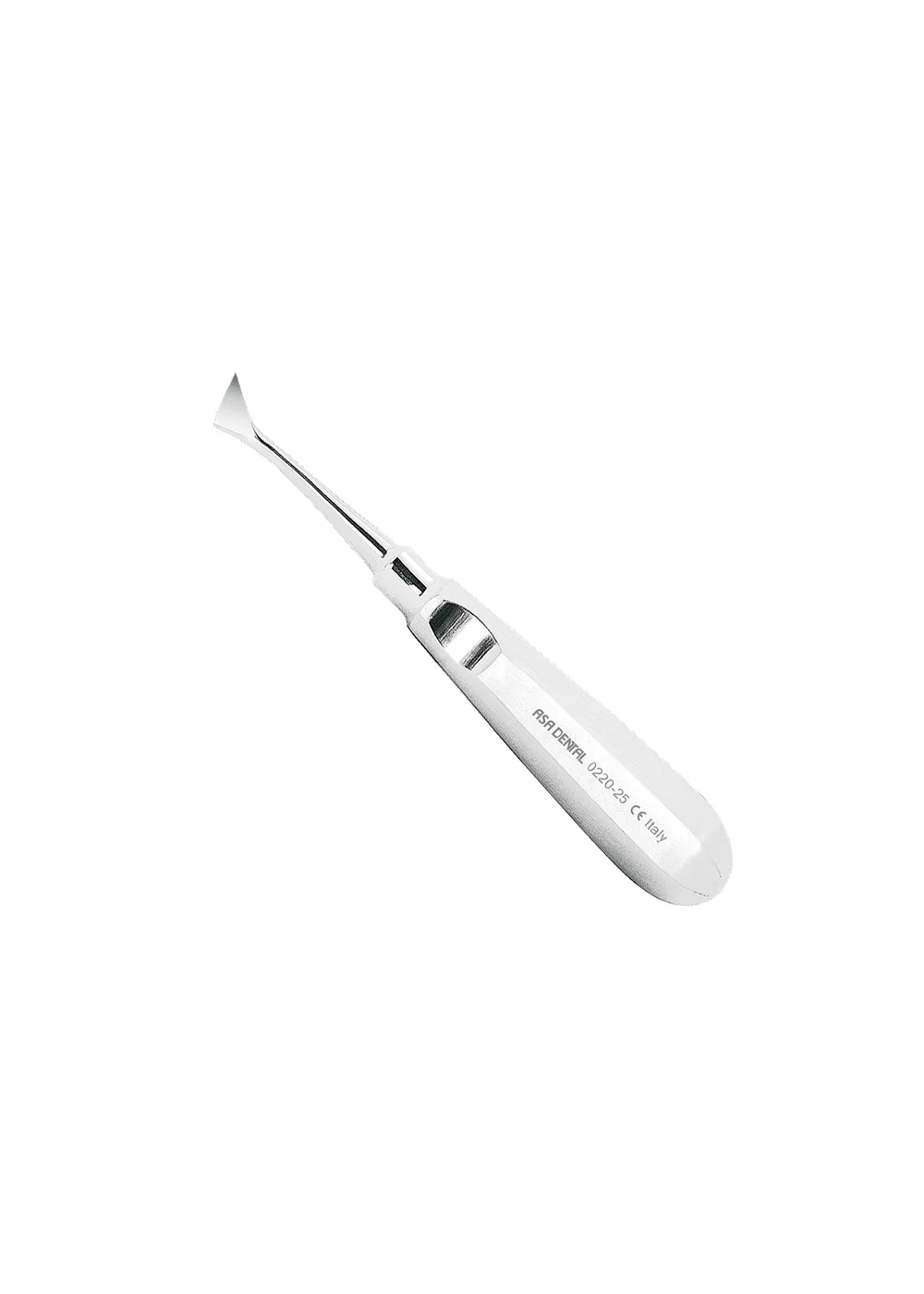 Asa Dental 0220-25 - элеватор для корней N25 с ручкой из нержавеющей стали