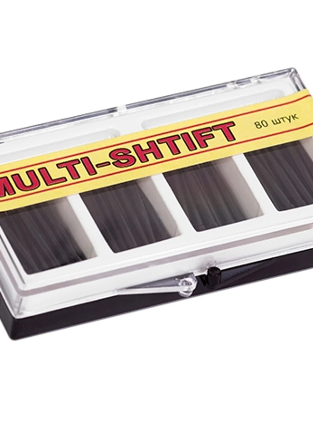 Беззольные штифты Multi-Shtift черные диаметр 2,0 мм (80шт.), РуДент