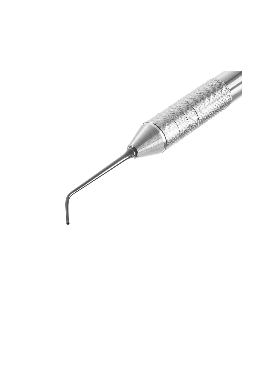 Fabri 1304-1,0F Black - удлиненная узкая гладилка с штопфером-шариком Ø1.0mm, эргономичная ручка Ø10mm, покрытие Black