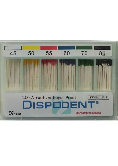 Абсорбенты, Dispodent, конус 02 №15-40, 200шт