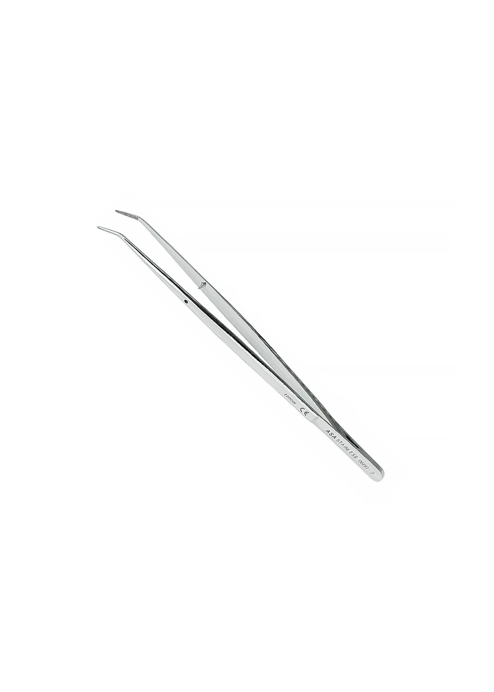 Asa Dental 0600-2 - пинцет анатомический изогнутый, 16 см