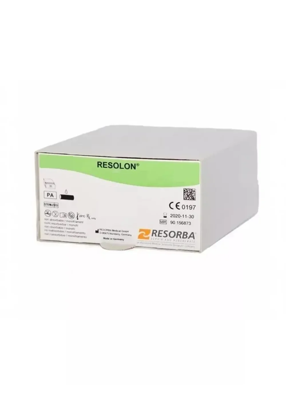 Шовный материал, Resorba, Резолон M1 (5/0) 45см DS 16, обр.-реж. 3/8 (36шт) 88141