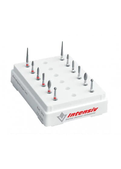 Бор, Intensiv, алмазный, Amalgashape Set, 6 шт