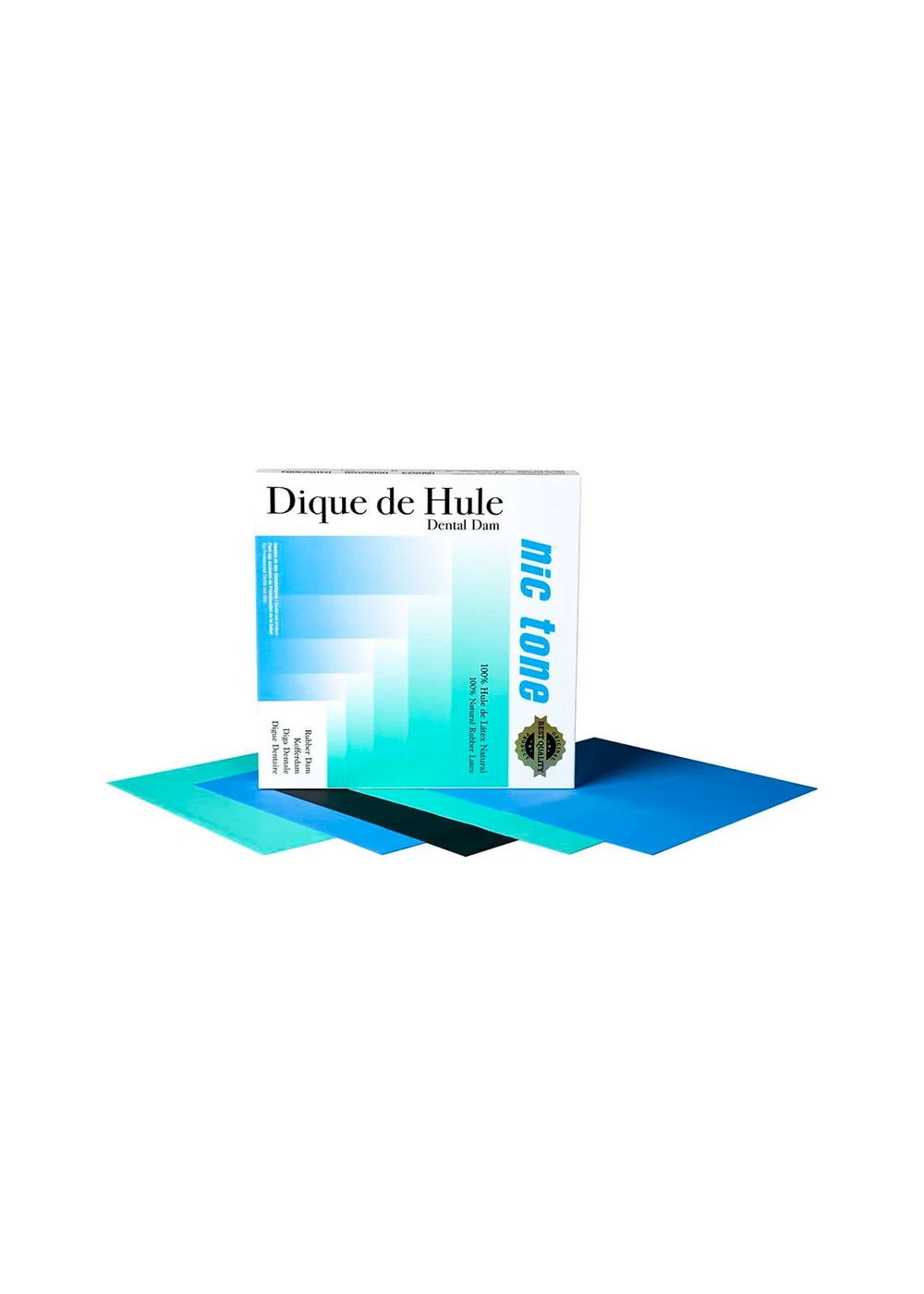 MDC Dental Nic Tone Dental Dam - латексный коффердам, 152x152 мм, 36 шт.